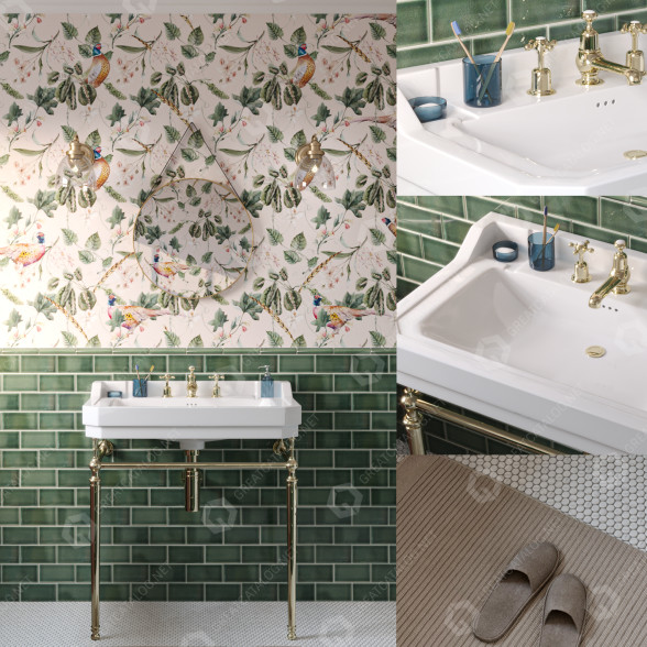 Lavabo y Decoración Burlington Edwardian Modelo 3D