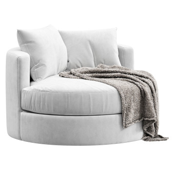 Sessel  Pottery Barn Balboa 3D-Modell