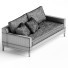 Sofa Poly & Bark Zyon Velvet - Admiral