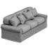 Sofa IKEA Buchanan Roll Arm Slipcovered 3 Seater - Admiral