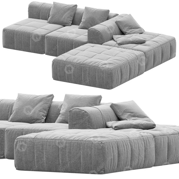 Sofa Strips model 3D