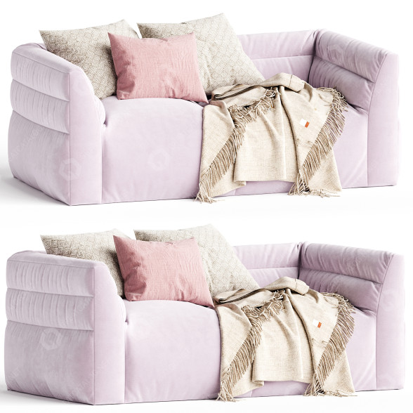 Sofa West Elm Carmen model 3D