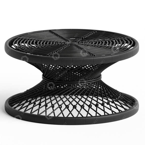 Kaffeetisch Safavieh Grimson Large Bowed 3D-Modell