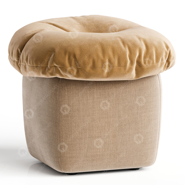 Hocker Plush Mushroom 3D-Modell