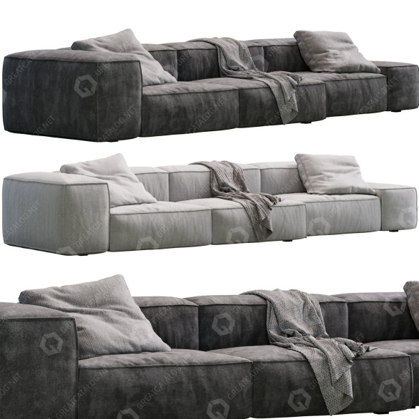 Диван Living Divani NeoWall 3D модель