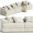 Диван Cassina Miloe 192 3 Seater - Admiral