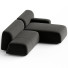 Sofa La Cividina Suiseki SUI12DX Composition - Admiral