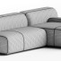 Sofa La Cividina Suiseki SUI13DX Composition - Admiral