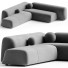 Sofa La Cividina Suiseki SUI15DX Composition - Admiral