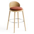 Bar Stool Artemest Billiani 1911 Veretta 928 Red by Cristina Celestino - Admiral
