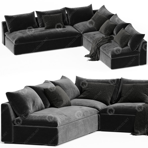 Canapé Four Hands Grant Sectional modèle 3D