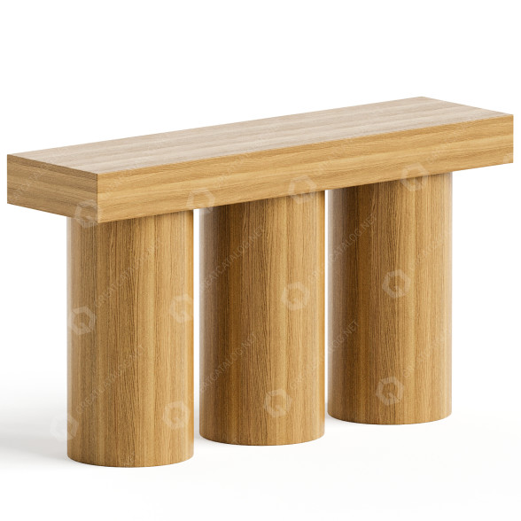 Консоль Brutalist 3D модель