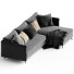 Sofa Sofia Structural Fabric - Admiral