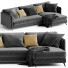 Sofa Sofia Structural Fabric - Admiral