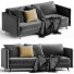 Sofa Sofia Structural Fabric - Admiral