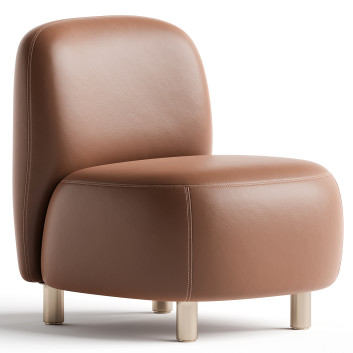 Sessel  Leathaire Minimalist 3D-Modell
