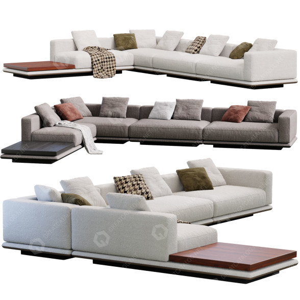 Диван Minotti Horizonte 3D модель