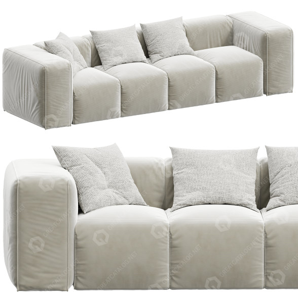 Диван Tonin Casa Astoria 7390D 3D модель