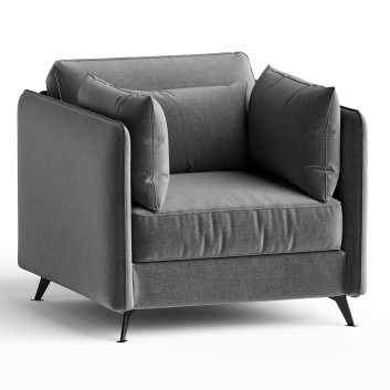 Sessel  Sofia Structural Fabric 3D-Modell
