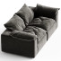 Sofa Restoration Hardware Cloud Modular Fabric Assembly - Admiral