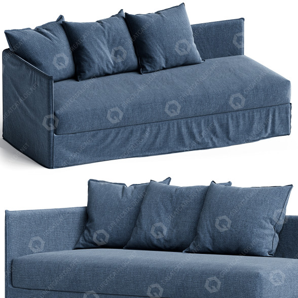 Sofa Meridiani Fox Double 3D-Modell