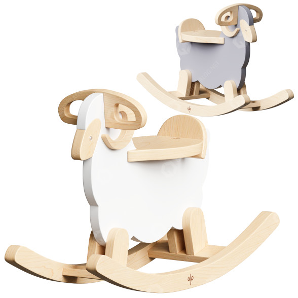 Іграшка Wooden Sheep 3D модель
