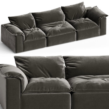 Sofa Restoration Hardware Cloud Modular Fabric Assembly