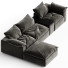 Sofa Restoration Hardware Cloud Modular Fabric Assembly - Admiral