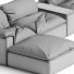 Sofa Restoration Hardware Cloud Modular Fabric Assembly - Admiral