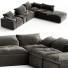 Sofa Restoration Hardware Cloud Modular Fabric Assembly - Admiral