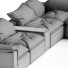 Sofa Restoration Hardware Cloud Modular Fabric Assembly - Admiral