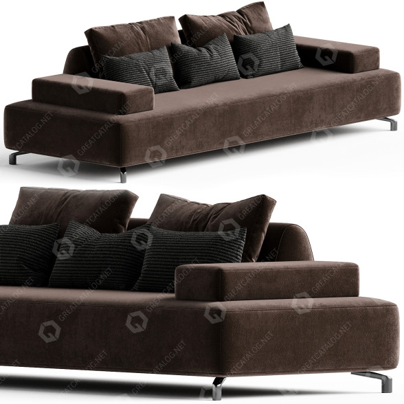 Sofa Dema Design G Gualtierotti 02 by Fly Light 3D-Modell