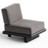 Sofa Serax Coco Off Dark Stained Tropical Wood Base - Admiral