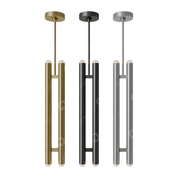 Lampe suspendue Kelly Wearstler Ebell 2 Light modèle 3D