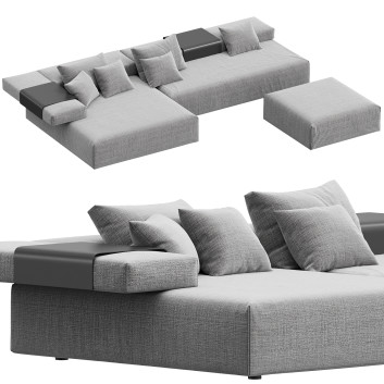 Sofa Wendelbo Cinder Block by Luca Nichetto