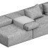Sofa Wendelbo Cinder Block by Luca Nichetto - Admiral