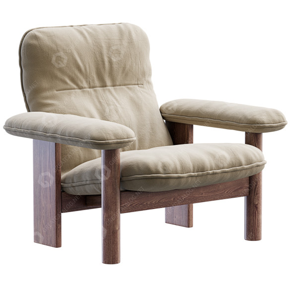 Armchair MENU Brasilia 3D model