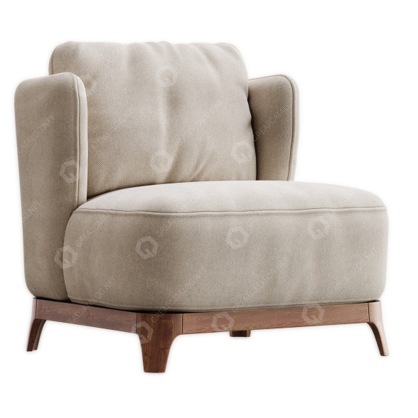 Fauteuil Sits Alma modèle 3D