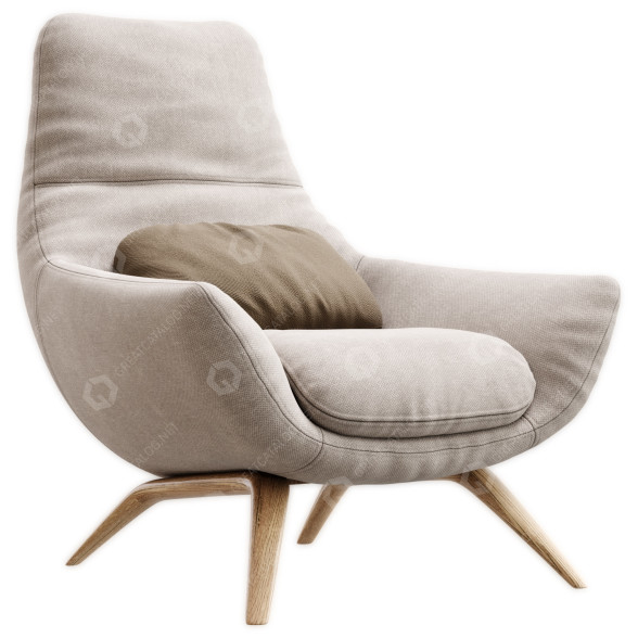Sillón MisuraEmme Ermes Modelo 3D