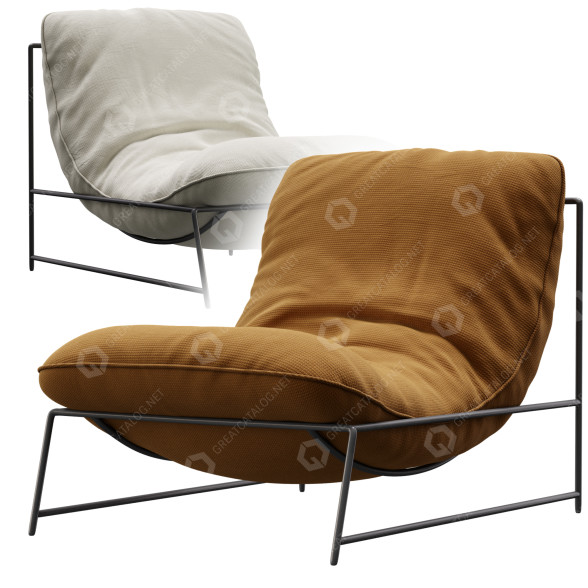 Крісло Desiree Rito 3D модель