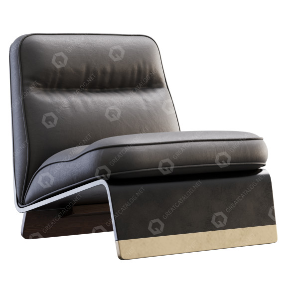 Sessel Baxter Greta 3D-Modell