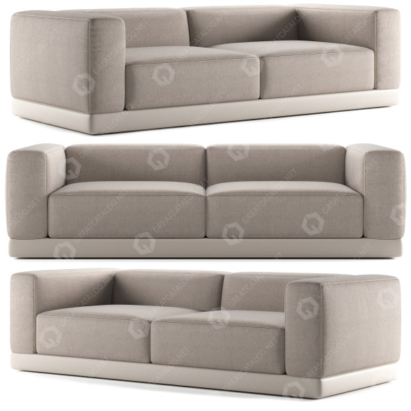 Sofa Liu Jo Living Caring Stripes model 3D