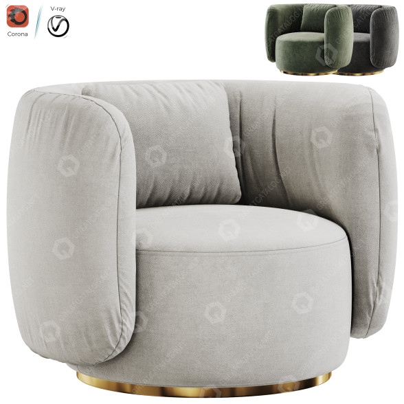 Крісло Ana Roque Interiors Arbor 3D модель