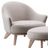 Sillón y otomana Desiree Alasia - Navasard
