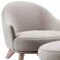 Sillón y otomana Desiree Alasia - Navasard