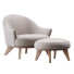 Sillón y otomana Desiree Alasia - Navasard