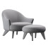 Sillón y otomana Desiree Alasia - Navasard