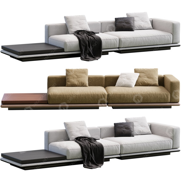 Диван Minotti Horizonte 3D модель