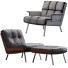 Fauteuils et Ottomans Minotti Daiki - ED-MONTE