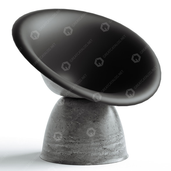 Sillón 1stDibs Midi by Imperfettolab Modelo 3D